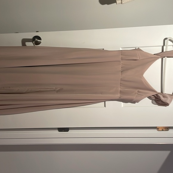 Birdy grey taupe bridesmaids dress. Size Medium. Worn once and dry cleaned - Picture 2 of 6